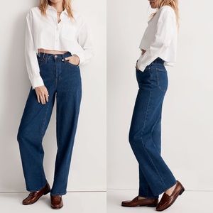 Madewell perfect vintage wide leg jeans in fairdale Wash style ng454 size 31